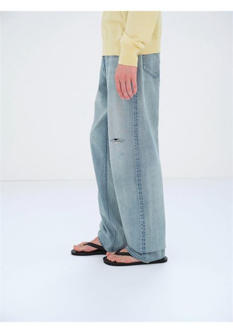 jeans faded selvedge uomo indigo AURALEE | A26SP03DELIGHT INDIGO
